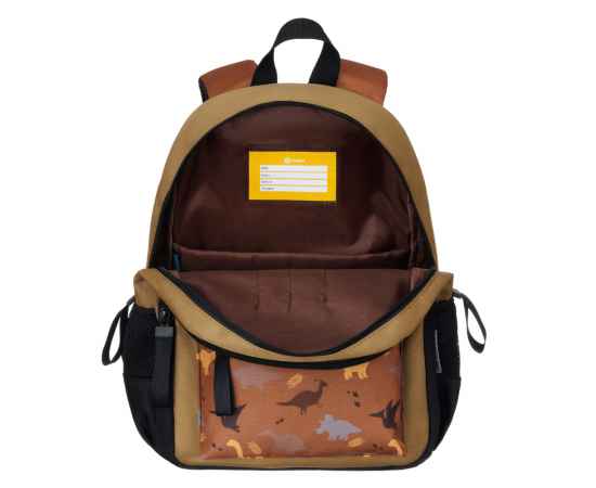 Рюкзак TORBER CLASS X Mini, хаки с орнаментом, полиэстер 900D + Мешок для сменной обуви в подарок!, изображение 7