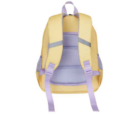 Рюкзак TORBER CLASS X Mini, жёлтый с орнаментом, полиэстер 900D + Мешок для сменной обуви в подарок!, изображение 4