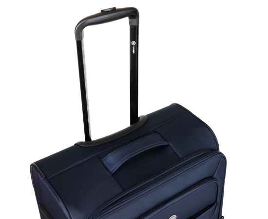 Набор из 3 чемоданов TORBER Brosno, синий, нейлон 600D, изображение 4