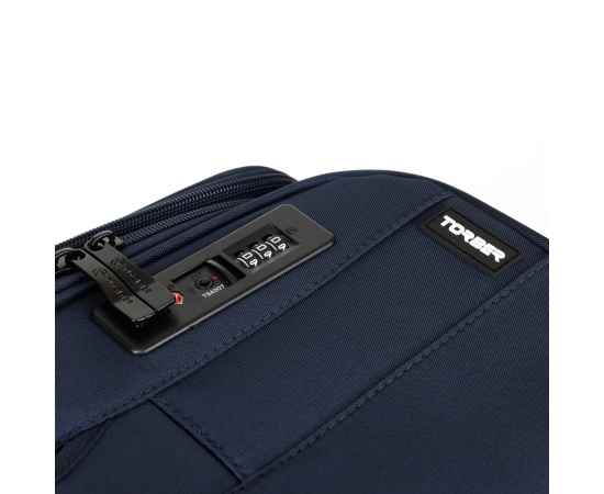 Набор из 3 чемоданов TORBER Brosno, синий, нейлон 600D, изображение 6