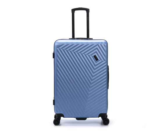 Чемодан TORBER Lama, синий, ABS-пластик, 49 х 29,5 х 77 см, 92 л, изображение 9