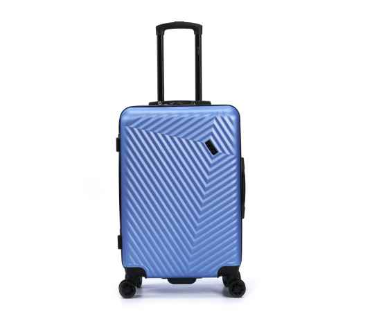 Чемодан TORBER Lama, синий, ABS-пластик, 43 х 25,5 х 67 см, 62 л, изображение 9