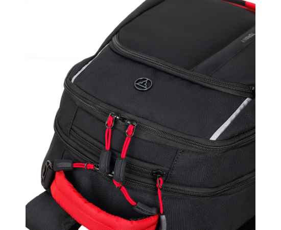 Рюкзак TORBER ROCKIT с отделением для ноутбука 15.6', чёрный/красный, нейлон, 32 х 14 х 50 см, 22л, изображение 6