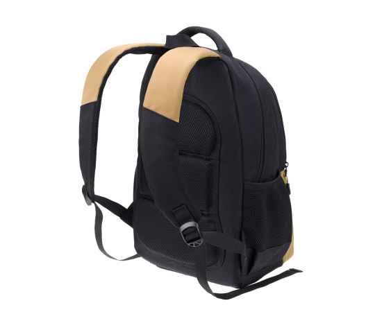 Рюкзак TORBER CLASS X, черно-бежевый, 45 x 30 x 18 см + Мешок для сменной обуви в подарок!, изображение 3
