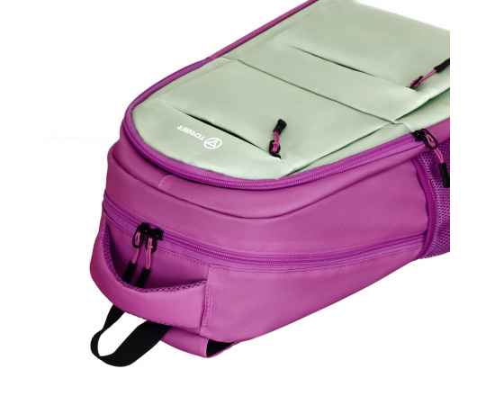 Рюкзак TORBER CLASS X, розовый/салатовый, 45 x 30 x 18 см + Мешок для сменной обуви в подарок!, изображение 10