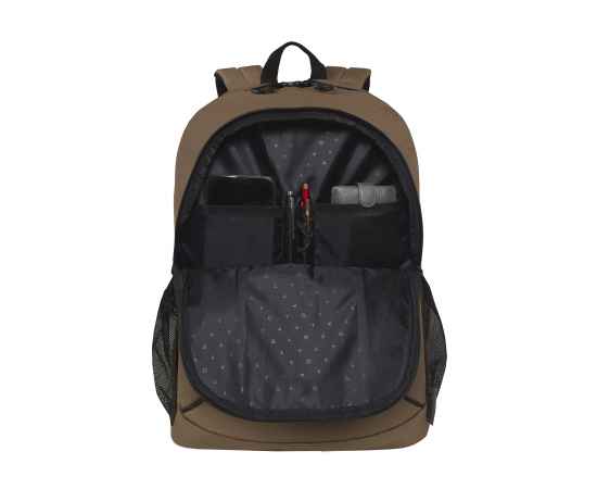 Рюкзак TORBER ROCKIT с отделением для ноутбука 15,6', коричневый, полиэстер 600D, 46 х 30 x 13, изображение 6