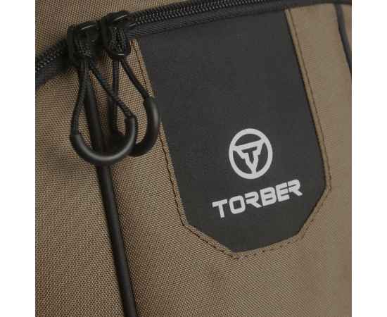 Рюкзак TORBER ROCKIT с отделением для ноутбука 15,6', коричневый, полиэстер 600D, 46 х 30 x 13, изображение 8