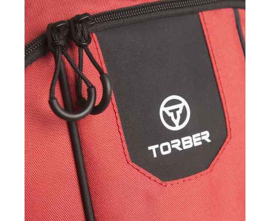Рюкзак TORBER ROCKIT с отделением для ноутбука 15,6', красный, полиэстер 600D, 46 х 30 x 13 см, изображение 8