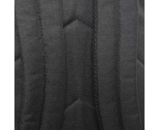 Рюкзак TORBER GRAFFI, черный с карманом коричневого цвета, полиэстер меланж, 42 х 29 x 19 см, изображение 5