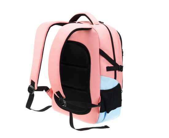 Рюкзак TORBER CLASS X, розово-голубой, 46 x 32 x 18 см + Мешок для сменной обуви в подарок!, изображение 3