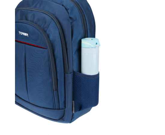 Рюкзак TORBER FORGRAD с отделением для ноутбука 15', синий, полиэстер, 46 х 32 x 13 см, изображение 6