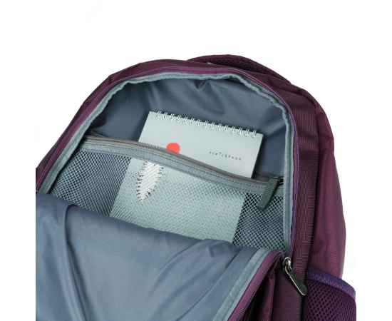 Рюкзак TORBER FORGRAD с отделением для ноутбука 15', пурпурный, полиэстер, 46 х 32 x 13 см, изображение 4