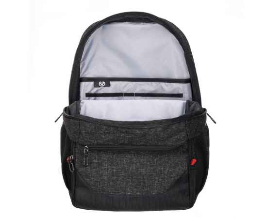 Рюкзак TORBER XPLOR с отделением для ноутбука 15.6', чёрн/сер меланж, полиэстер, 44х30,5х14 см, 19 л, изображение 5