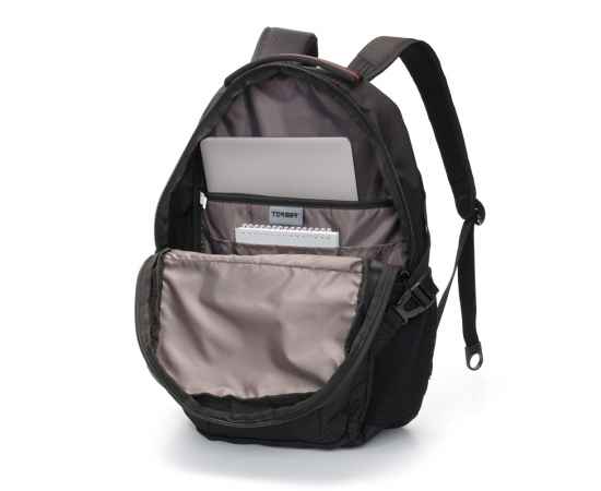 Рюкзак TORBER XPLOR с отделением для ноутбука 15', чёрный, полиэстер, 49 х 34,5 х 18,5 см, изображение 6