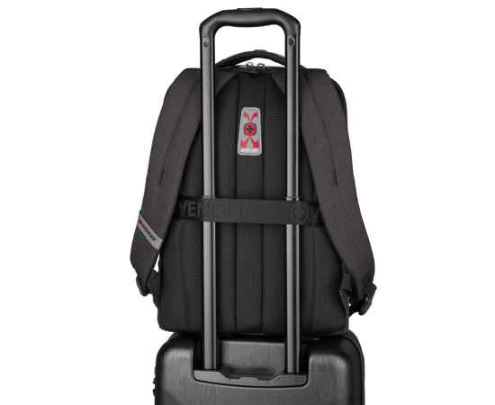 Рюкзак WENGER MX Professional 16”, серый, 100% полиэстер, 33х21х45 см, 21 л, изображение 7