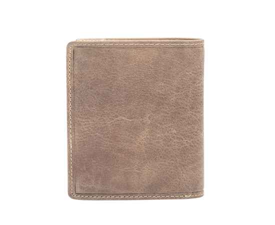 Бумажник KLONDIKE «Finn», натуральная кожа в коричневом цвете, 10 х 11,5 см, изображение 7