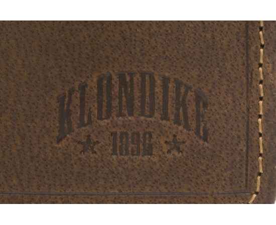 Бумажник женский KLONDIKE «Wendy», натуральная кожа в темно-коричневом цвете, 10 х 13,5 см, изображение 6