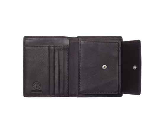Бумажник KLONDIKE Claim, натуральная кожа в коричневом цвете, 10 х 1,5 х 12 см, изображение 4