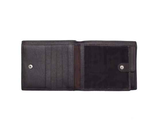 Бумажник KLONDIKE Claim, натуральная кожа в коричневом цвете, 12 х 2 х 10 см, изображение 4