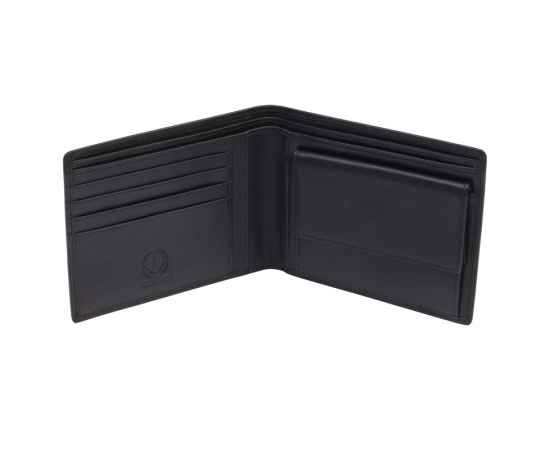 Бумажник KLONDIKE Claim, натуральная кожа в черном цвете, 12 х 2 х 9,5 см, изображение 3
