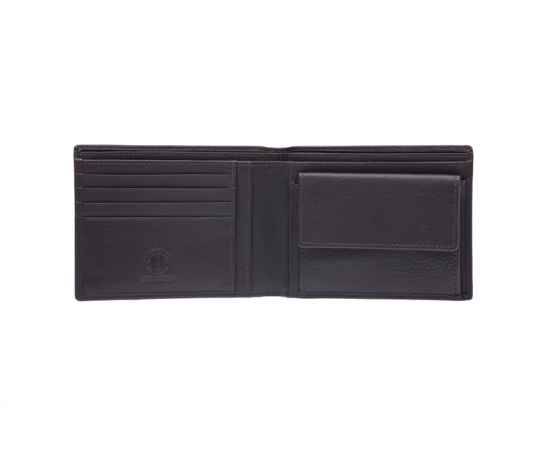Бумажник KLONDIKE Claim, натуральная кожа в коричневом цвете, 12 х 2 х 9,5 см, изображение 3