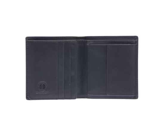 Бумажник KLONDIKE Dawson, натуральная кожа в черном цвете, 9,5 х 2 х 10,5 см, изображение 3