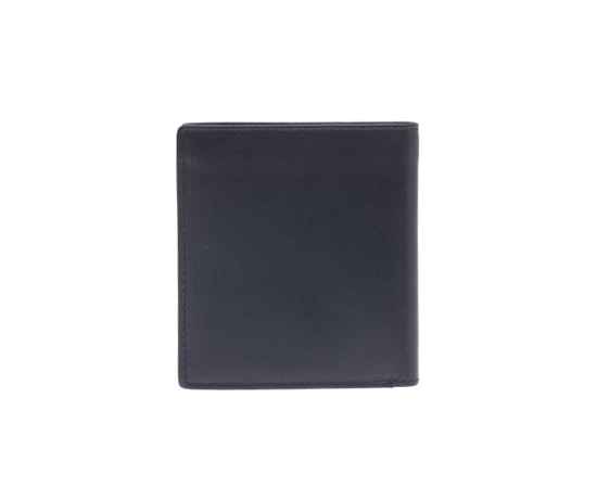Бумажник KLONDIKE Dawson, натуральная кожа в черном цвете, 9,5 х 2 х 10,5 см, изображение 8