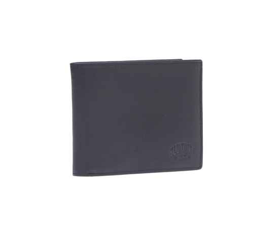 Бумажник KLONDIKE Dawson, натуральная кожа в черном цвете, 12 х 2 х 9,5 см, изображение 2