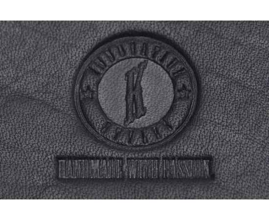 Бумажник KLONDIKE Dawson, натуральная кожа в черном цвете, 12 х 2 х 9,5 см, изображение 7