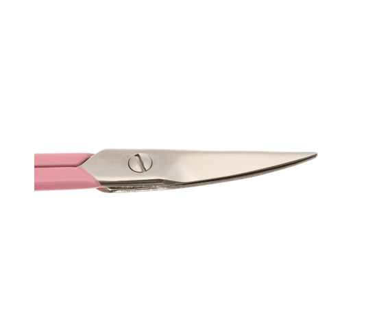 Ножницы Dewal Beauty маникюрные для ногтей 9 см, розовый, изображение 2