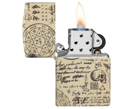 Зажигалка ZIPPO Alchemy Design с покрытием 540 Matte, латунь/сталь, бежевая, матовая, 38x13x57 мм, изображение 3
