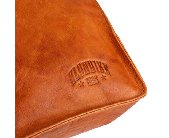 Рюкзак-сумка KLONDIKE DIGGER «Mara», натуральная кожа цвета коньяк, 32,5 x 36,5 x 11 см, изображение 6