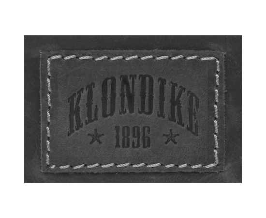 Сумка-планшет KLONDIKE Native, натуральная кожа в черном цвете, 23 х 7 х 24 см, изображение 5