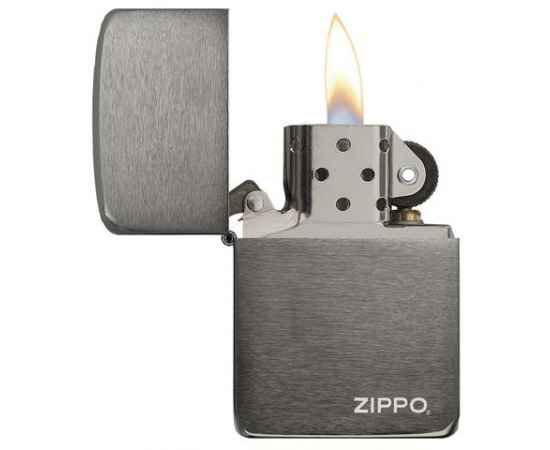 Зажигалка ZIPPO 1941 Replica ™ с покрытием Black Matte, латунь/сталь, чёрная, матовая, 38x13x57 мм, изображение 3