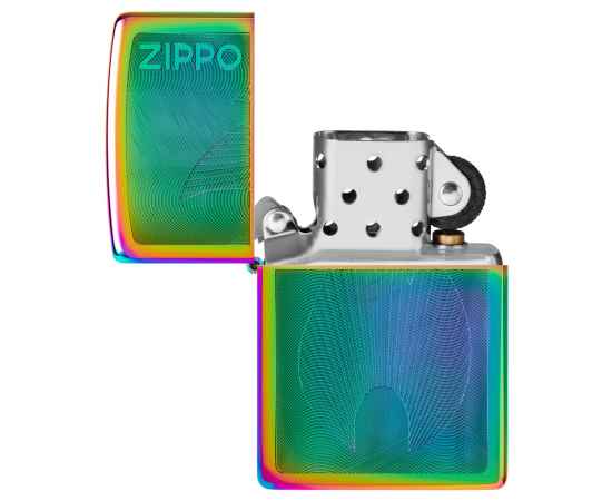 Зажигалка ZIPPO Classic с покрытием Multi Color, латунь/сталь, разноцветная, 38x13x57 мм, изображение 3