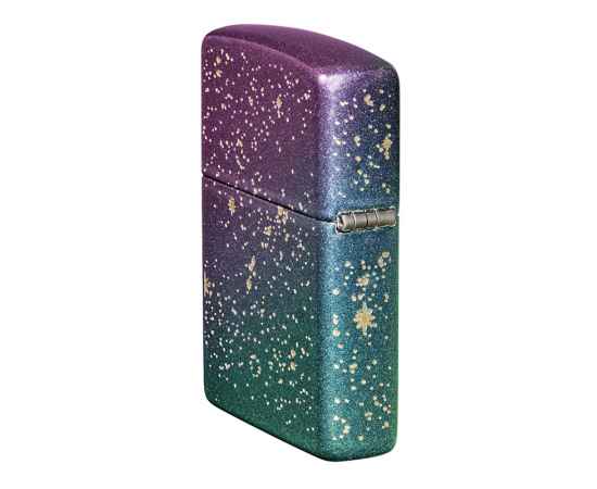 Зажигалка ZIPPO Starry Sky с покрытием Iridescent, латунь/сталь, фиолетовая, матовая, 38x13x57 мм, изображение 8