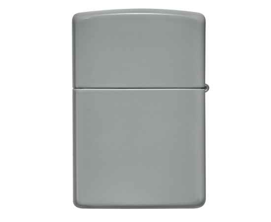 Зажигалка ZIPPO Classic с покрытием Flat Grey, латунь/сталь, серая, глянцевая, 38x13x57 мм, изображение 9