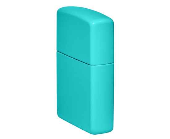 Зажигалка ZIPPO Classic с покрытием Flat Turquoise, латунь/сталь, бирюзовая, глянцевая, 38x13x57 мм, изображение 7