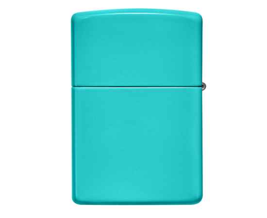 Зажигалка ZIPPO Classic с покрытием Flat Turquoise, латунь/сталь, бирюзовая, глянцевая, 38x13x57 мм, изображение 9