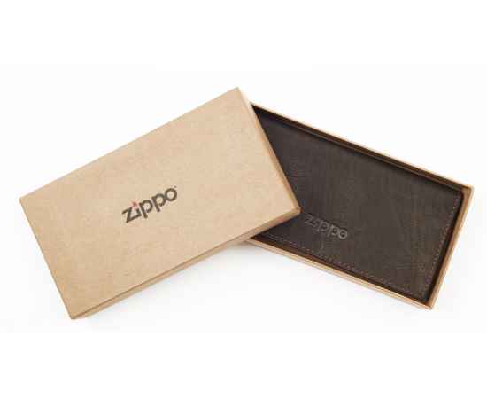Кисет для табака ZIPPO, цвет 'мокко', натуральная кожа, 15,5x1,5x8 см, изображение 5