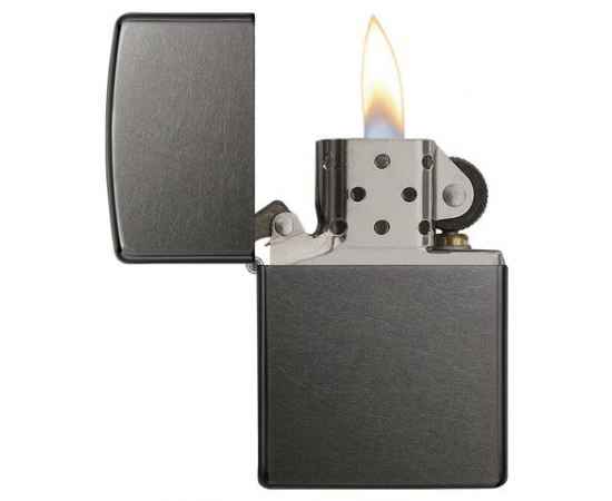 Зажигалка ZIPPO Classic с покрытием Gray Dusk , латунь/сталь, серая, матовая, 38x13x57 мм, изображение 2