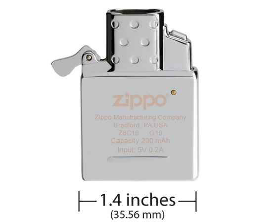 Электронный вставной блок для широкой зажигалки Zippo, нержавеющая сталь, изображение 7