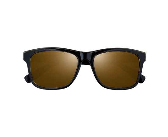 Очки солнцезащитные ZIPPO, унисекс, черные прозрачные, оправа из поликарбоната, изображение 2