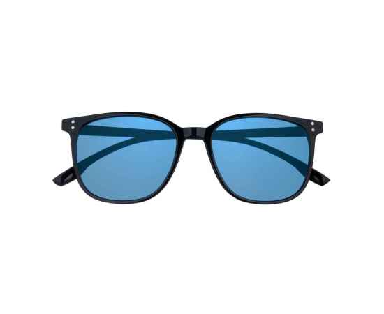 Очки солнцезащитные ZIPPO, унисекс, черные, оправа из поликарбоната, голубые линзы, изображение 2