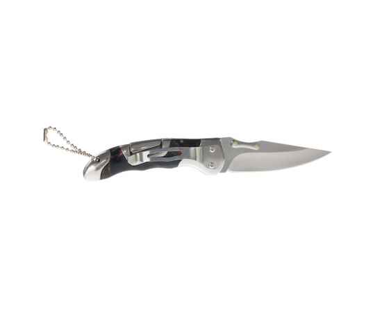 Нож складной Stinger, 75 мм, материал рукояти: нержавеющая сталь/дерево, (коричневый), изображение 3