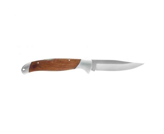 Нож складной Stinger, 100 мм (серебристый), материал рукояти: нержавеющая сталь, розовое дерево, изображение 3