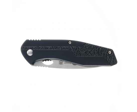 Нож складной Stinger, 95 мм (серебристый), материал рукояти: алюминий (чёрный), изображение 2