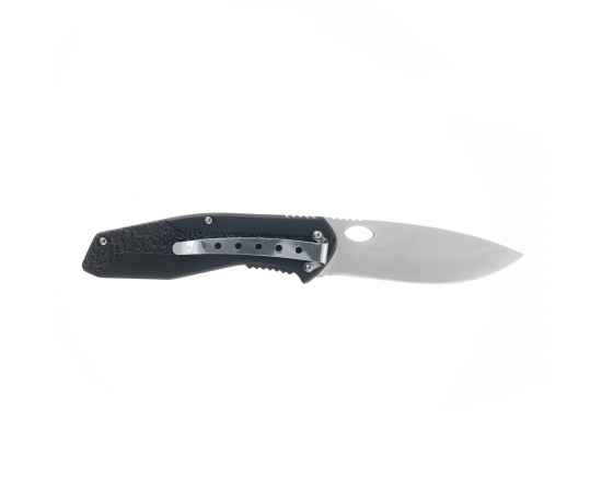 Нож складной Stinger, 95 мм (серебристый), материал рукояти: алюминий (чёрный), изображение 3