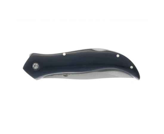 Нож складной Stinger, 101 мм (серебристый), материал рукояти: древесина черного дерева (черный), изображение 2