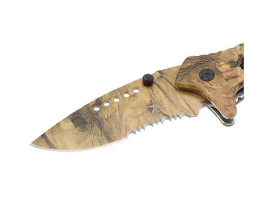 Нож складной Stinger, 95 мм, (песочный камуфляж), рукоять: алюминий (песочный камуфляж), изображение 4
